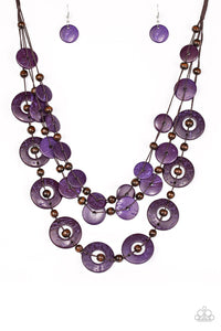 Catalina Coastin Necklace - Purple