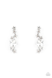 Cosmic Combustion Earrings - White