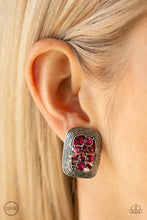 Load image into Gallery viewer, Darling Dazzle Clip-on Earrings - Pink
