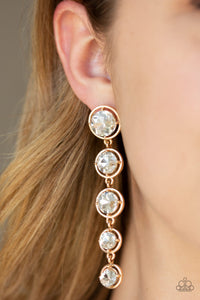 Drippin In Starlight Earrings - Gold