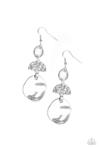 Melting Pot Earrings - Silver