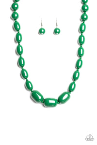 Poppin Popularity Necklace - Green