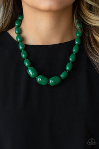 Poppin Popularity Necklace - Green