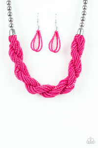 Savannah Surfin Necklace - Pink