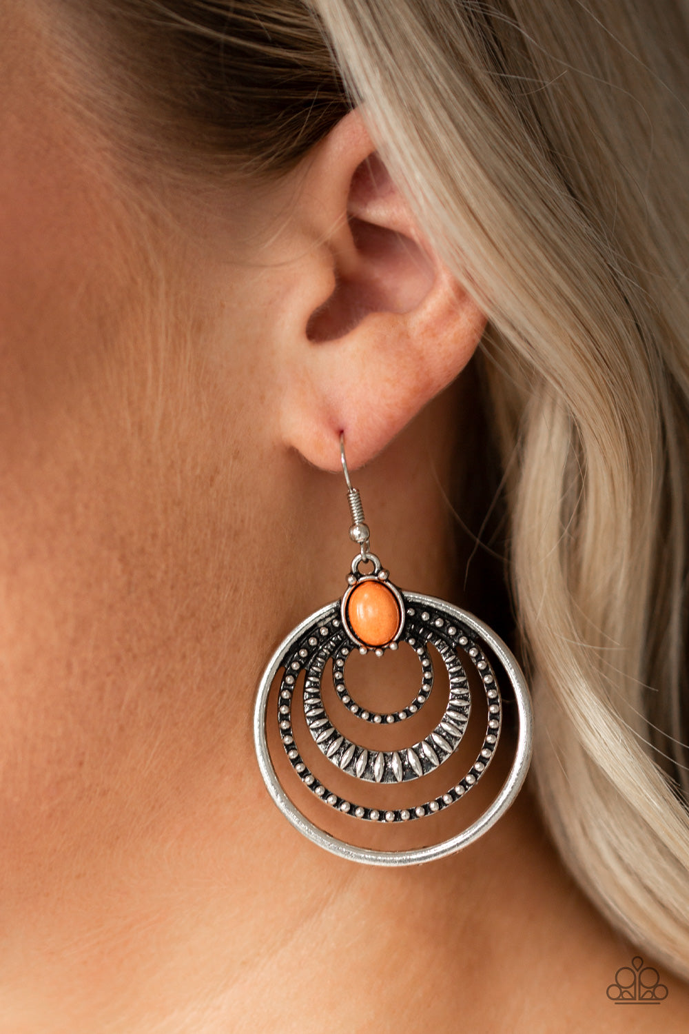 Southern Sol Earrings - Orange