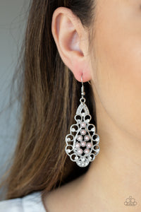 Sprinkle On The Sparkle Earrings - Pink