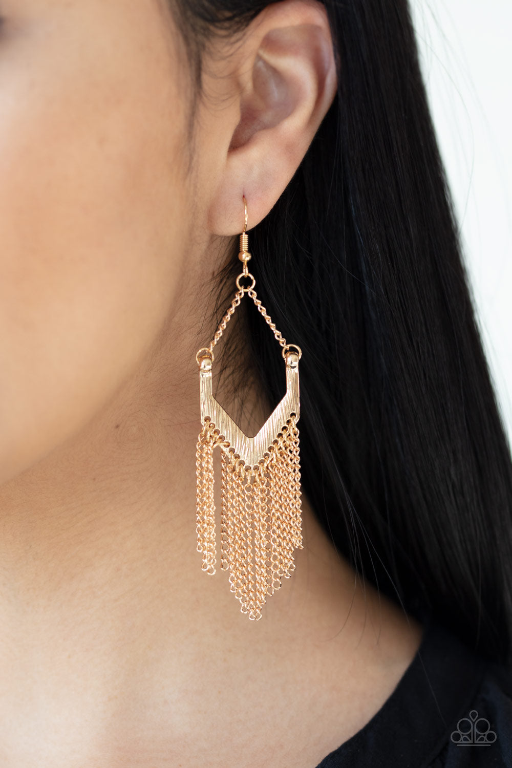 Unchained Fashion Earrings - Gold