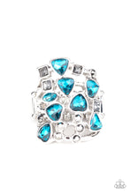 Load image into Gallery viewer, Glitter Flirt Ring - Blue
