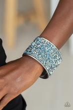 Load image into Gallery viewer, Stellar Radiance Cuff Bracelet - Blue
