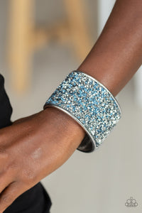 Stellar Radiance Cuff Bracelet - Blue