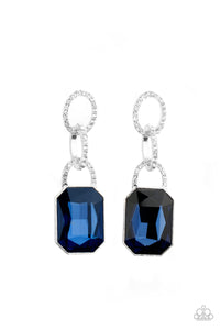 Superstar Status Earrings - Blue