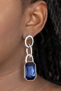 Superstar Status Earrings - Blue