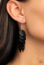 Load image into Gallery viewer, Now You SEQUIN It Earrings - Black
