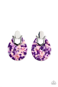 HAUTE Flash Earrings - Purple