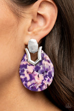 Load image into Gallery viewer, HAUTE Flash Earrings - Purple
