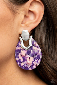 HAUTE Flash Earrings - Purple