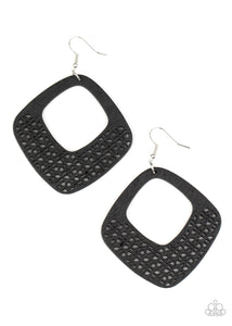 WOOD You Rather Earrings - Black