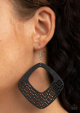 Load image into Gallery viewer, WOOD You Rather Earrings - Black
