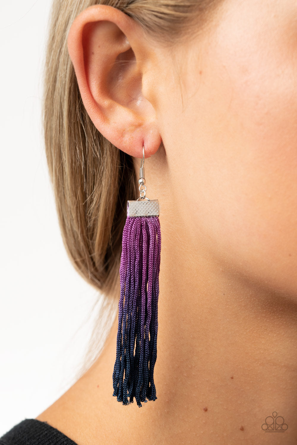 Dual Immersion Earring - Purple