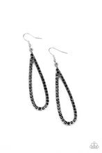 Load image into Gallery viewer, Glitzy Goals Earrings - Black
