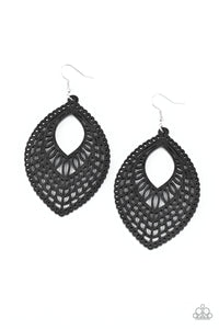 One Beach At A Time Earrings - Black