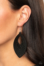 Load image into Gallery viewer, One Beach At A Time Earrings - Black
