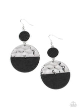 Load image into Gallery viewer, Natural Element Earrings - Black -
