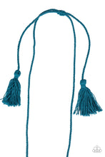 Load image into Gallery viewer, Between You and MACRAME Necklace - Blue
