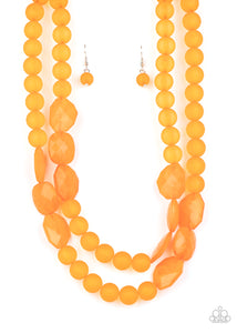 Arctic Art Necklace - Orange