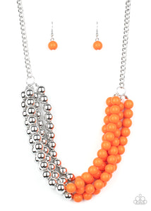 Layer After Layer Necklaces - Orange