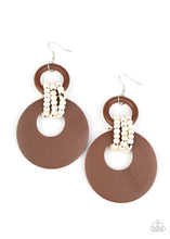 Load image into Gallery viewer, Beach Day Drama Earring - Brown
