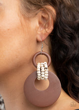 Load image into Gallery viewer, Beach Day Drama Earring - Brown
