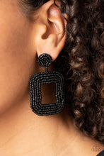 Load image into Gallery viewer, Beaded Bella Earring - Black
