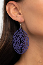 Load image into Gallery viewer, Tropical Retreat Earring - Purple
