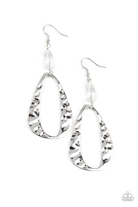 Enhanced Elegance Earrings - White