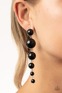 Living a WEALTHY Lifestyle Earrings - Black