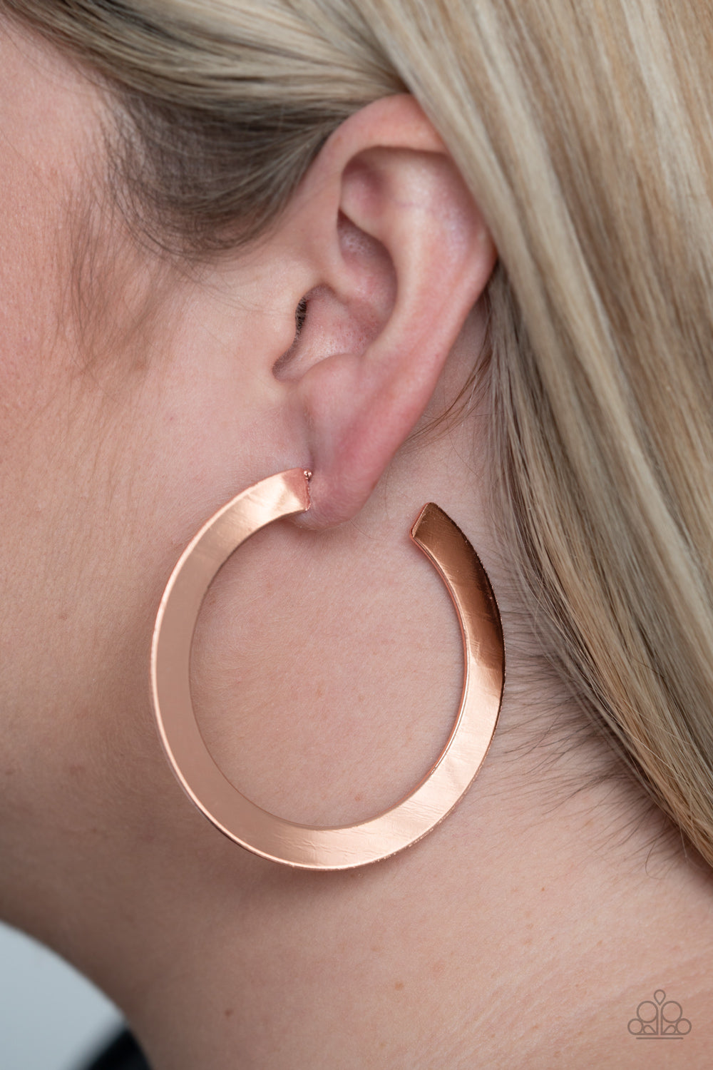 The Inside Track Earrings - Copper
