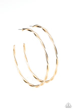 Load image into Gallery viewer, Out of Control Curves Earrings - Gold
