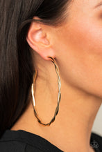 Load image into Gallery viewer, Out of Control Curves Earrings - Gold
