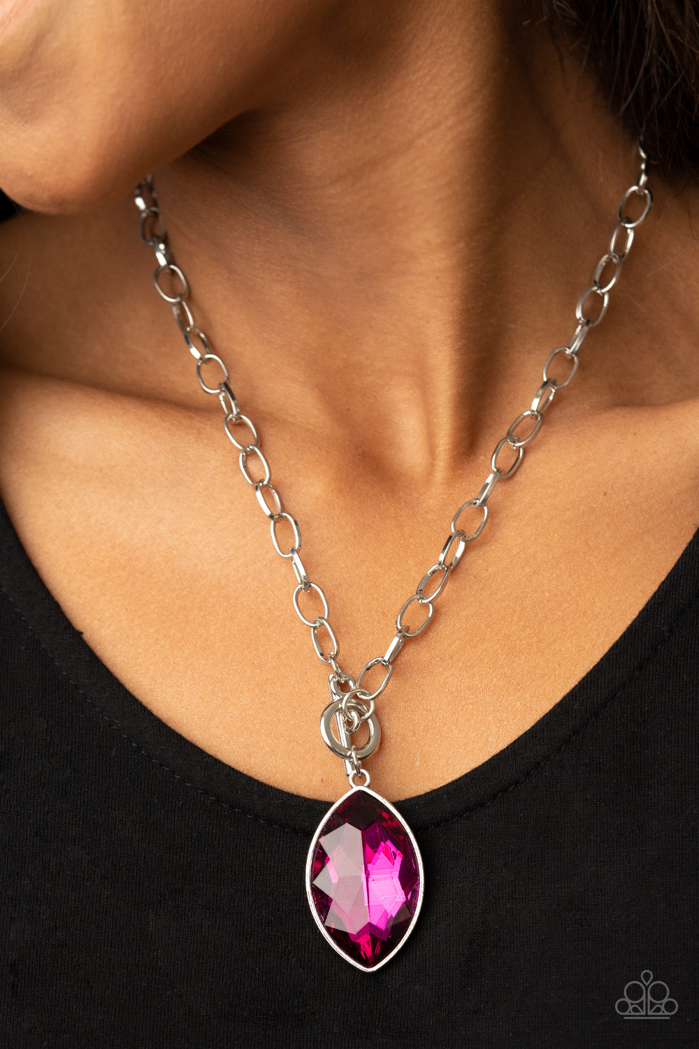 Unlimited Sparkle Necklace - Pink