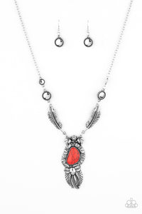 Ruler of The Roost Necklace - Red