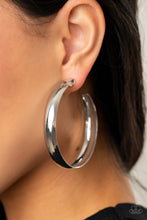 Load image into Gallery viewer, Kick &#39;Em To The CURVE Earrings - Silver
