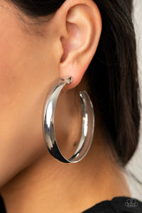 Kick 'Em To The CURVE Earrings - Silver