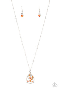 Stormy Shimmer Necklaces - Orange