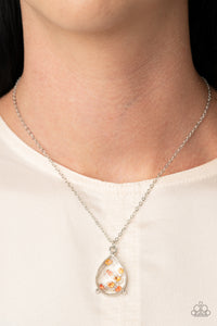 Stormy Shimmer Necklaces - Orange