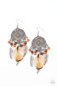 Desert Plains Earrings - Orange