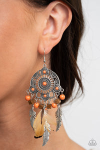 Desert Plains Earrings - Orange