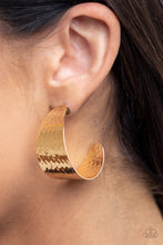 Load image into Gallery viewer, Flatten The Curve Earrings - Gold
