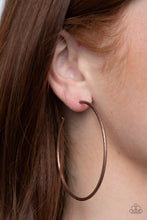 Load image into Gallery viewer, Rustic Roundabout Earrings - Copper
