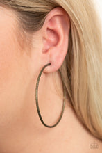 Load image into Gallery viewer, Rustic Roundabout Earrings - Brass
